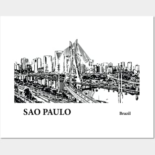 Sao Paulo Brazil Posters and Art